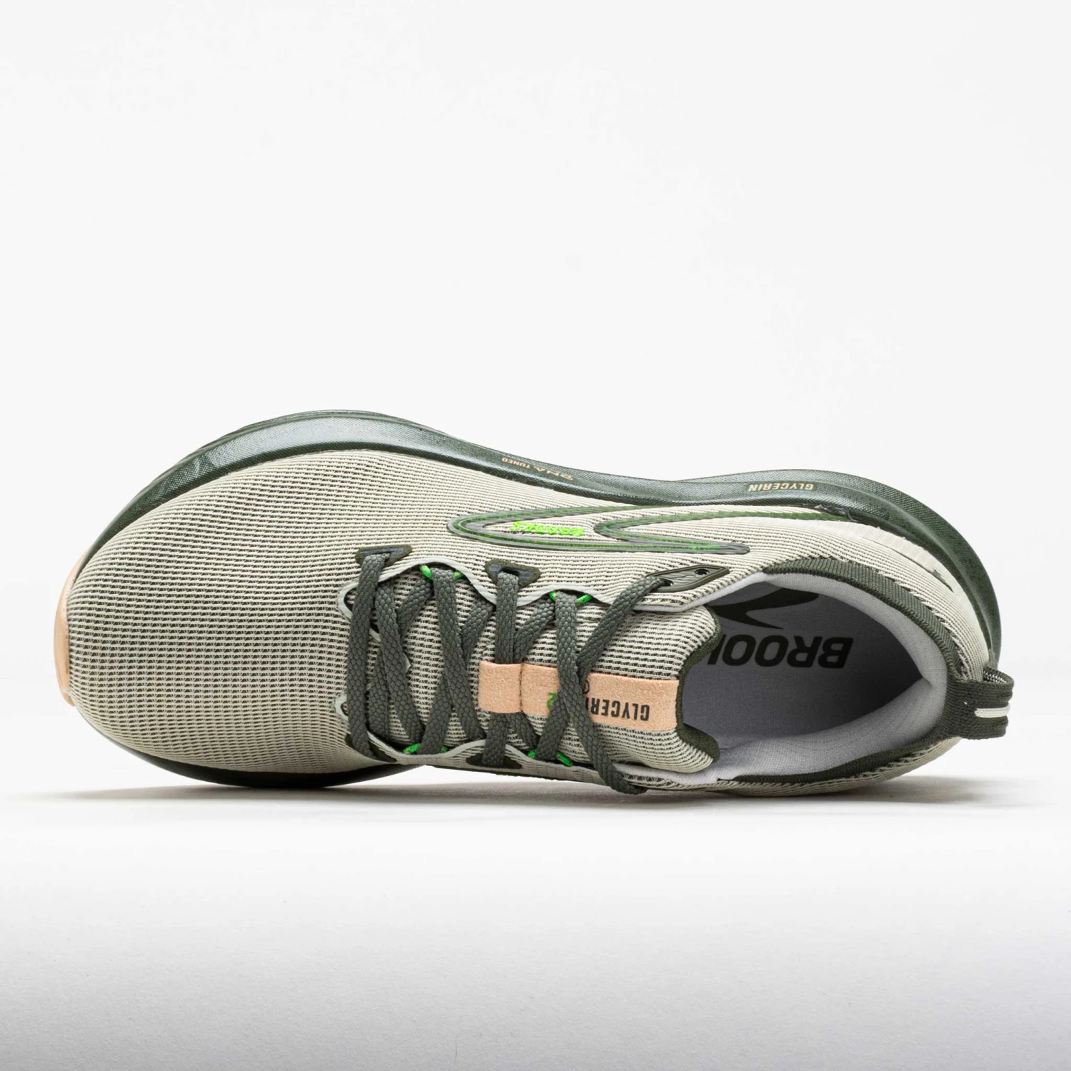 Brooks Glycerin 22 Men's Beetle/Celadon/Ivory 3 Brooks Glycerin 22 Men's Beetle/Celadon/Ivory - Image 3