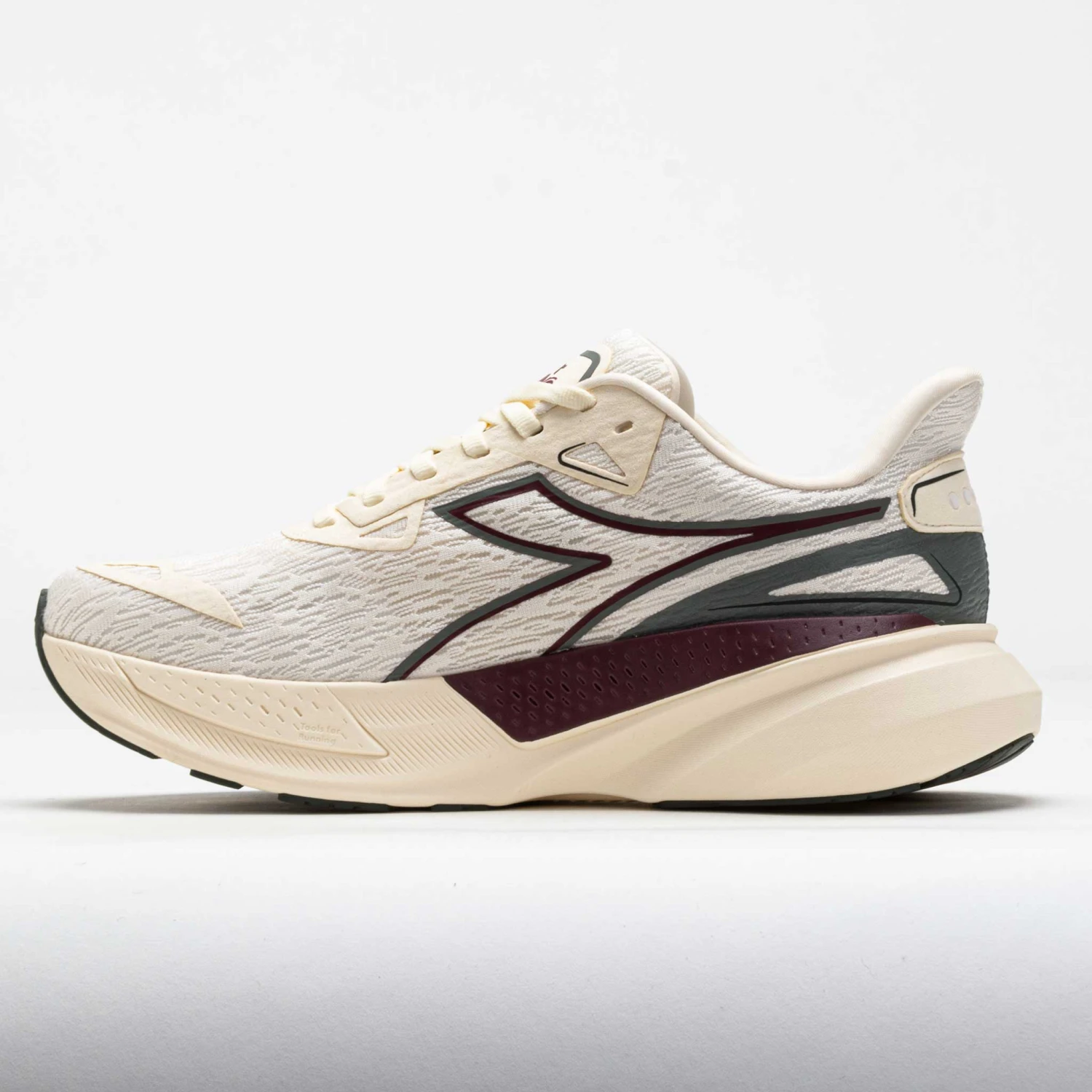 Diadora Nucleo 2 Men's Whisper White/Maroon Banner 2 Diadora Nucleo 2 Men's Whisper White/Maroon Banner - Image 2