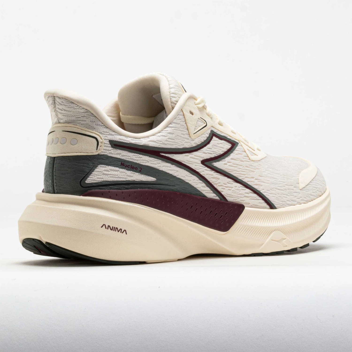 Diadora Nucleo 2 Men's Whisper White/Maroon Banner 6 Diadora Nucleo 2 Men's Whisper White/Maroon Banner - Image 6