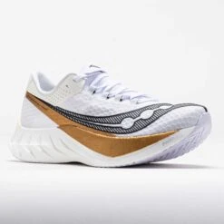 Saucony Endorphin Pro 4 Men's White/Gold -Holabird Sports Store 043002 5