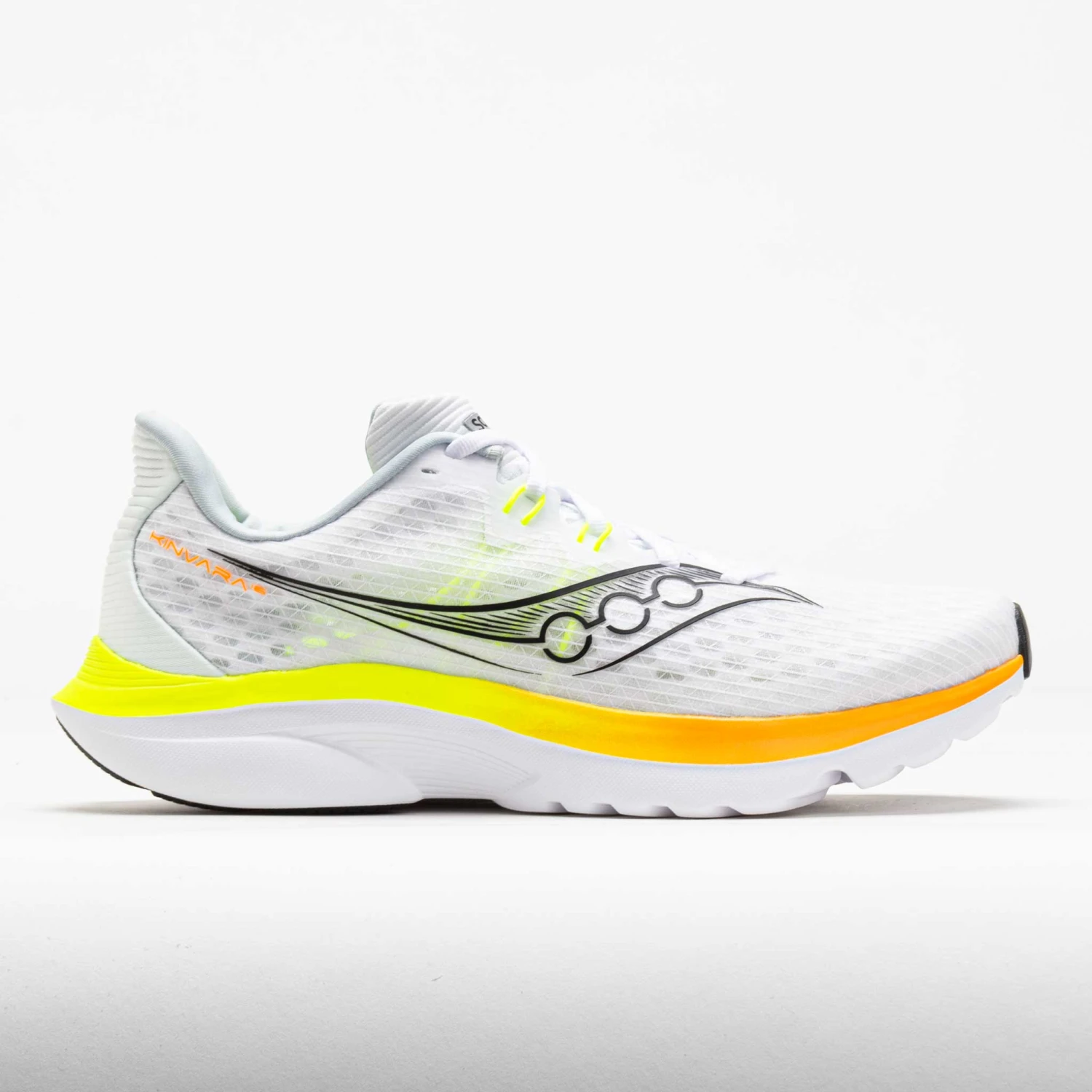 Saucony Kinvara 16 Men's White/Citron 1 Saucony Kinvara 16 Men's White/Citron
