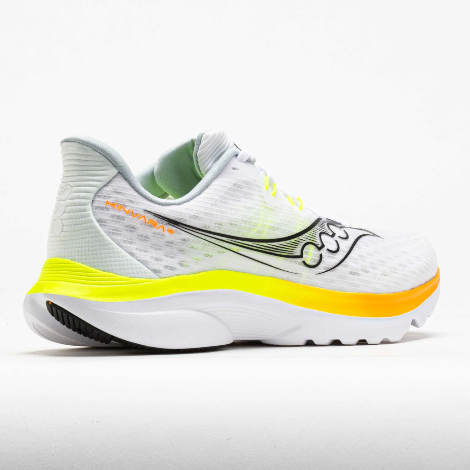 Saucony Kinvara 16 Men's White/Citron 6 Saucony Kinvara 16 Men's White/Citron - Image 6