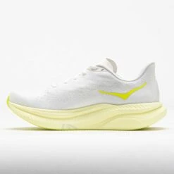 HOKA Mach 6 Women's White/Neon HOKA Citrus -Holabird Sports Store 043038 1