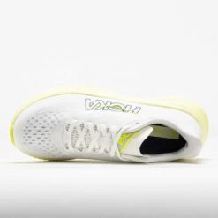 HOKA Mach 6 Women's White/Neon HOKA Citrus -Holabird Sports Store 043038 2