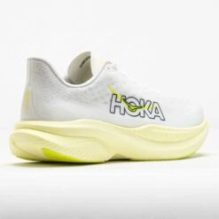 HOKA Mach 6 Women's White/Neon HOKA Citrus -Holabird Sports Store 043038 6