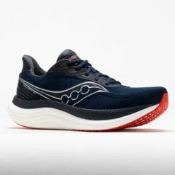 Saucony Triumph 23 Men's Navy/Red -Holabird Sports Store 043044 5