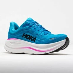 HOKA Bondi 9 Women's Skyward Blue/Neon Fuchsia 10 HOKA Bondi 9 Women's Skyward Blue/Neon Fuchsia -Holabird Sports Store 043053 5