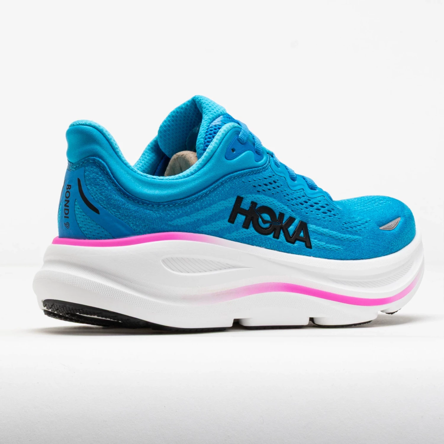 HOKA Bondi 9 Women's Skyward Blue/Neon Fuchsia 6 HOKA Bondi 9 Women's Skyward Blue/Neon Fuchsia - Image 6