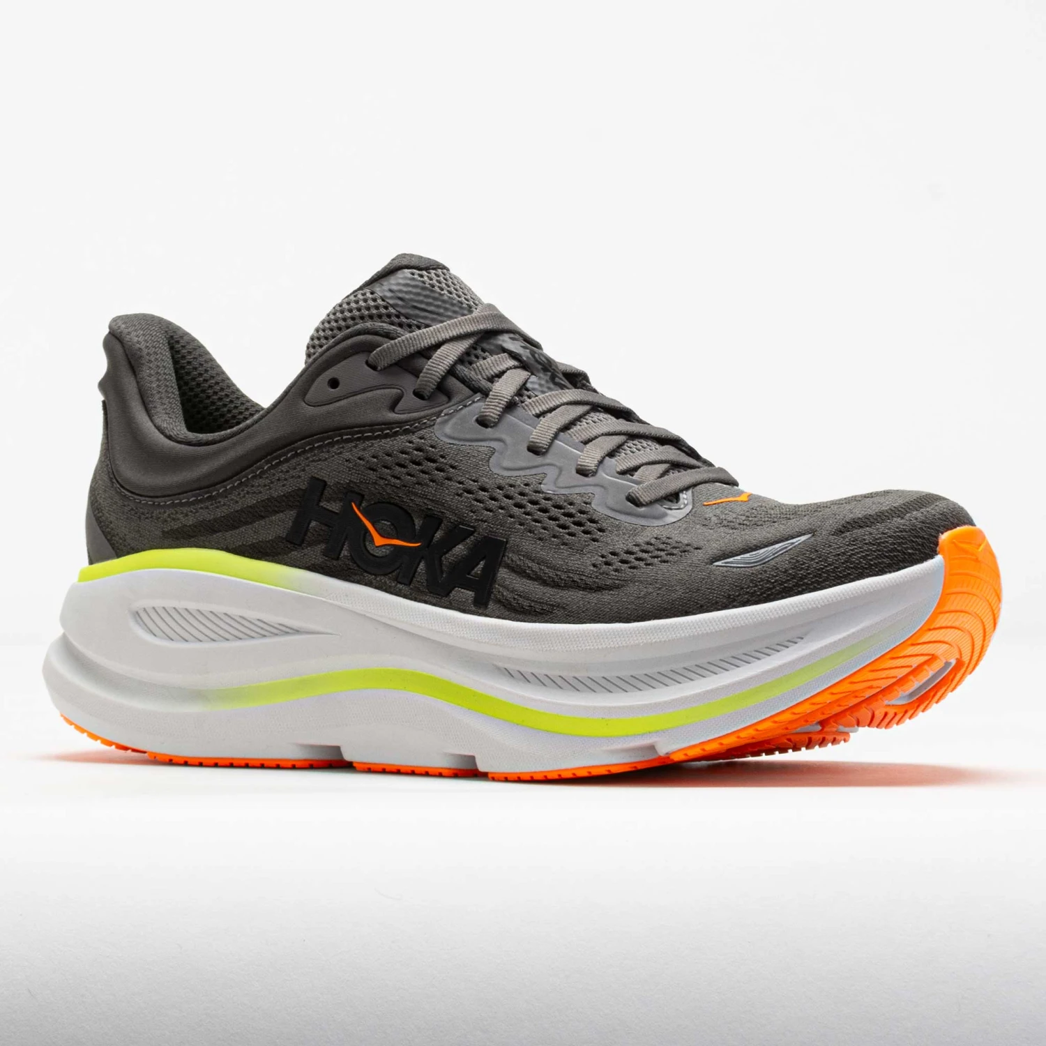 HOKA Bondi 9 Men's Asphalt Grey/Gravel 5 HOKA Bondi 9 Men's Asphalt Grey/Gravel - Image 5