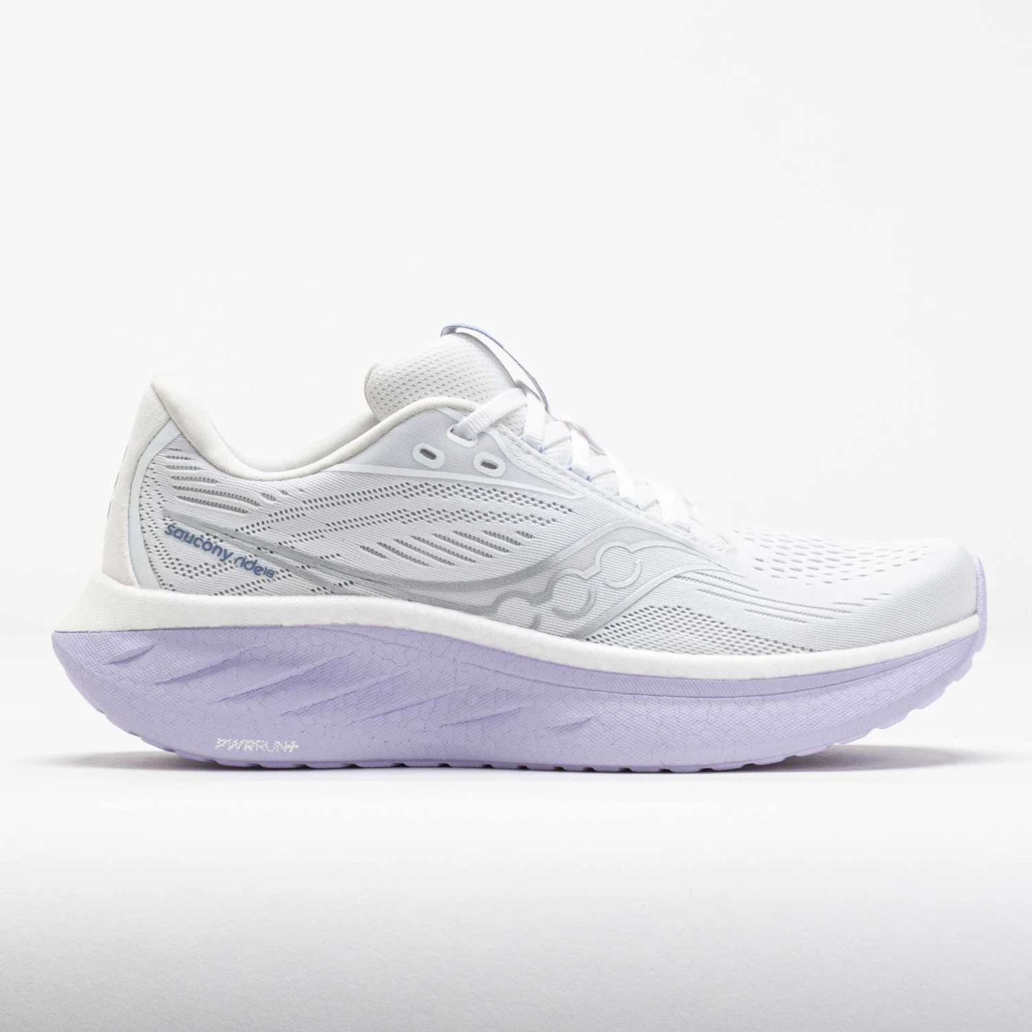 Saucony Ride 18 Women's White/Thistle 1 Saucony Ride 18 Women's White/Thistle