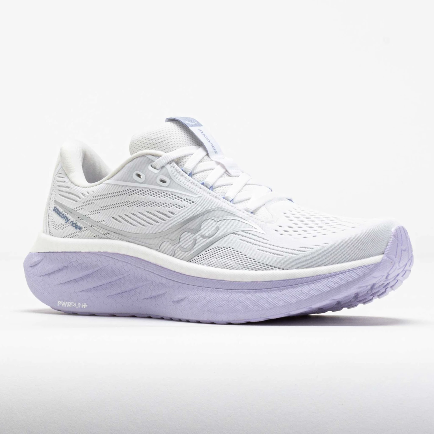 Saucony Ride 18 Women's White/Thistle 5 Saucony Ride 18 Women's White/Thistle - Image 5