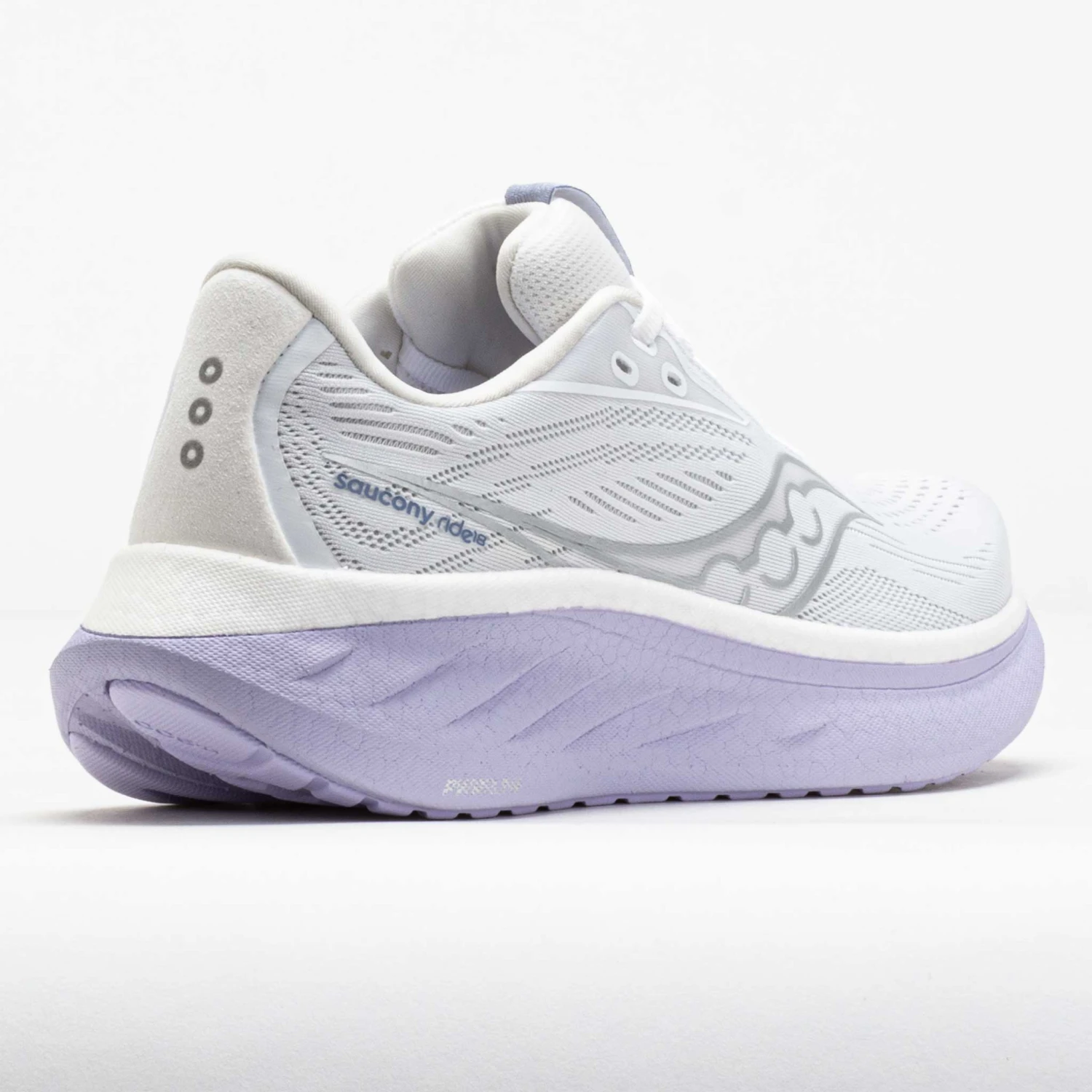 Saucony Ride 18 Women's White/Thistle 6 Saucony Ride 18 Women's White/Thistle - Image 6