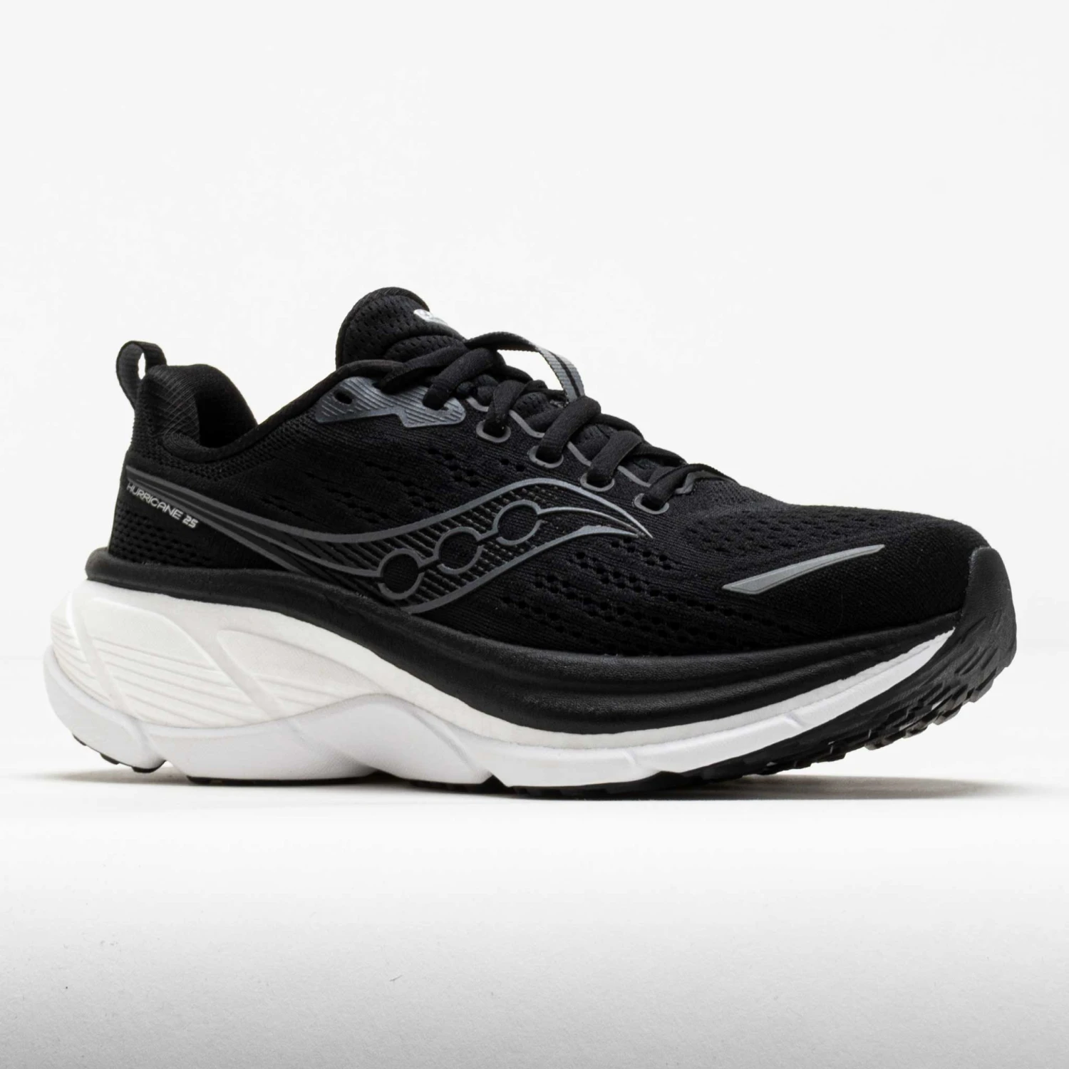 Saucony Hurricane 25 Men's Black/White 5 Saucony Hurricane 25 Men's Black/White - Image 5