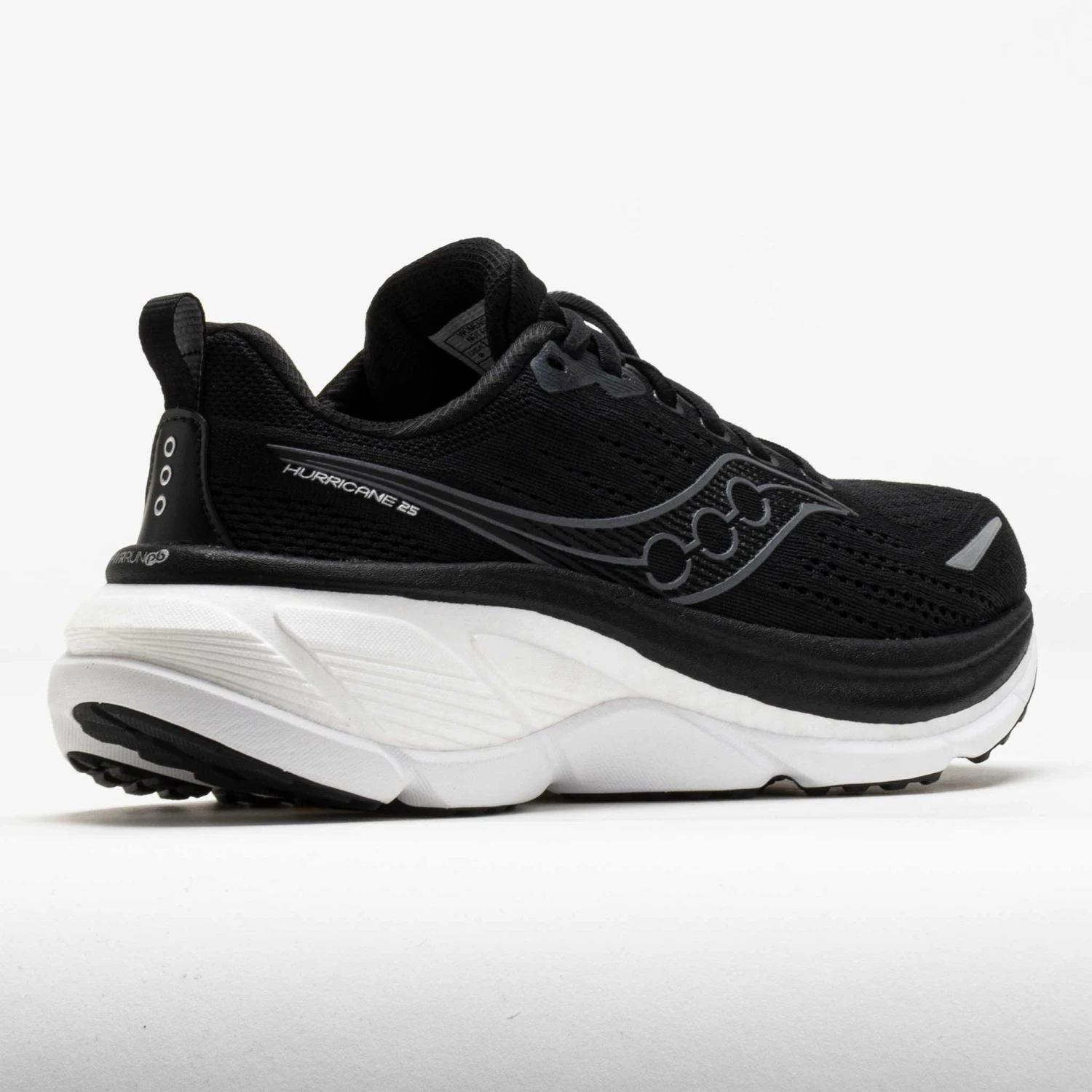 Saucony Hurricane 25 Men's Black/White 6 Saucony Hurricane 25 Men's Black/White - Image 6