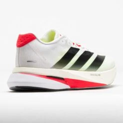 Adidas Adizero Boston 13 Men's White/Core Black/Lucid Red -Holabird Sports Store 043287 6