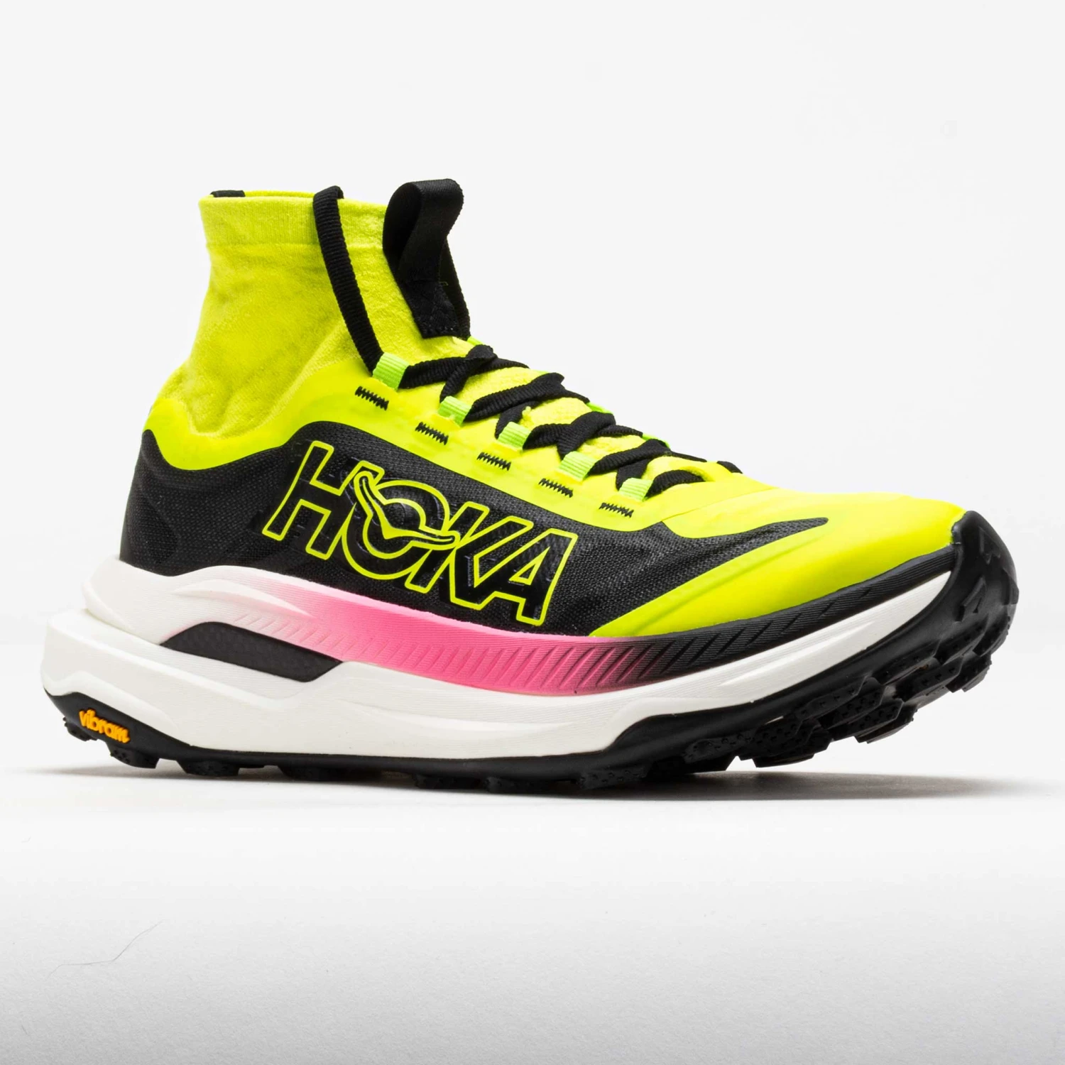 HOKA Tecton X 3 Men's Neon HOKA Citrus/Black 5 HOKA Tecton X 3 Men's Neon HOKA Citrus/Black - Image 5