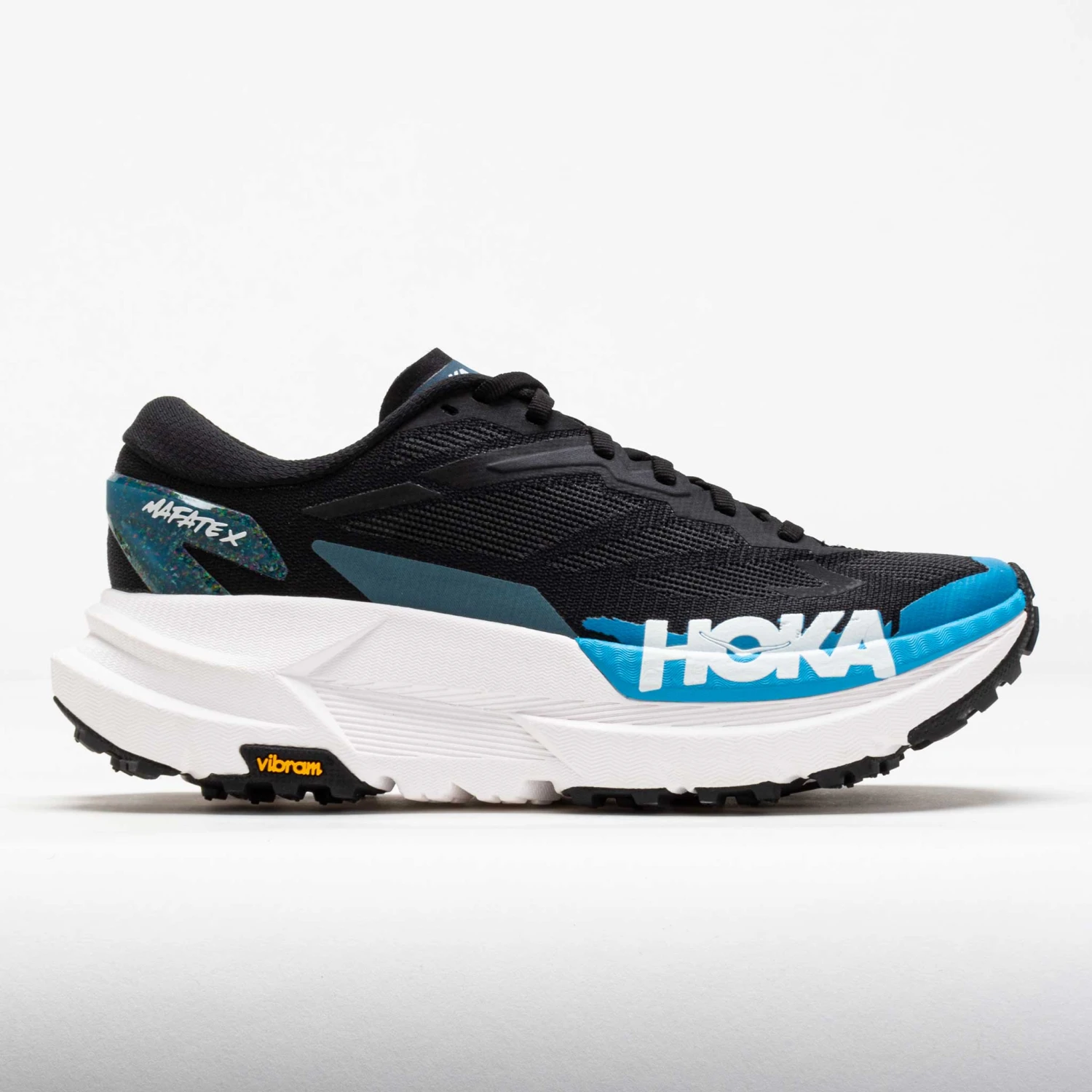 HOKA Mafate X Women's Black/Skyward Blue 1 HOKA Mafate X Women's Black/Skyward Blue