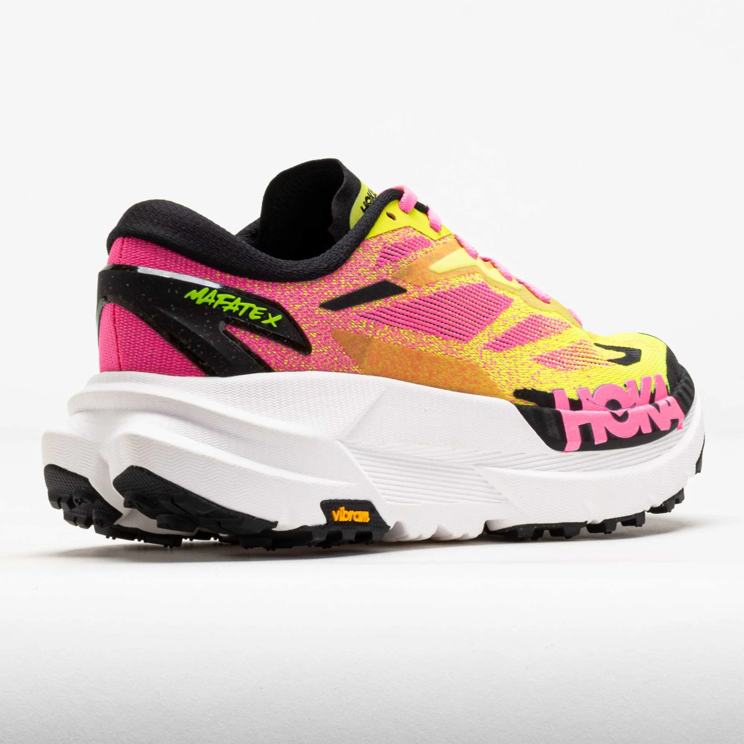 HOKA Mafate X Men's Neon HOKA Citrus/Neon Rose 6 HOKA Mafate X Men's Neon HOKA Citrus/Neon Rose - Image 6
