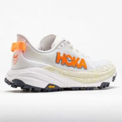 HOKA Speedgoat 6 Women's White/Neon Tangerine -Holabird Sports Store 043331 6