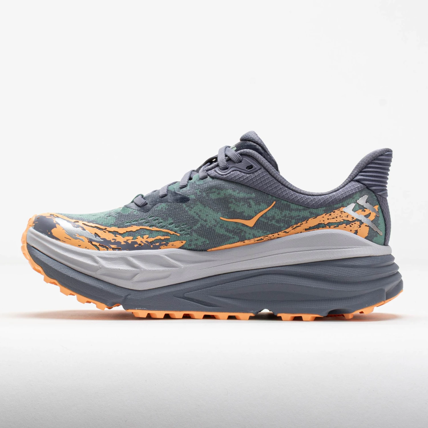 HOKA Stinson 7 Women's Grey Skies/Pale Tangerine 2 HOKA Stinson 7 Women's Grey Skies/Pale Tangerine - Image 2