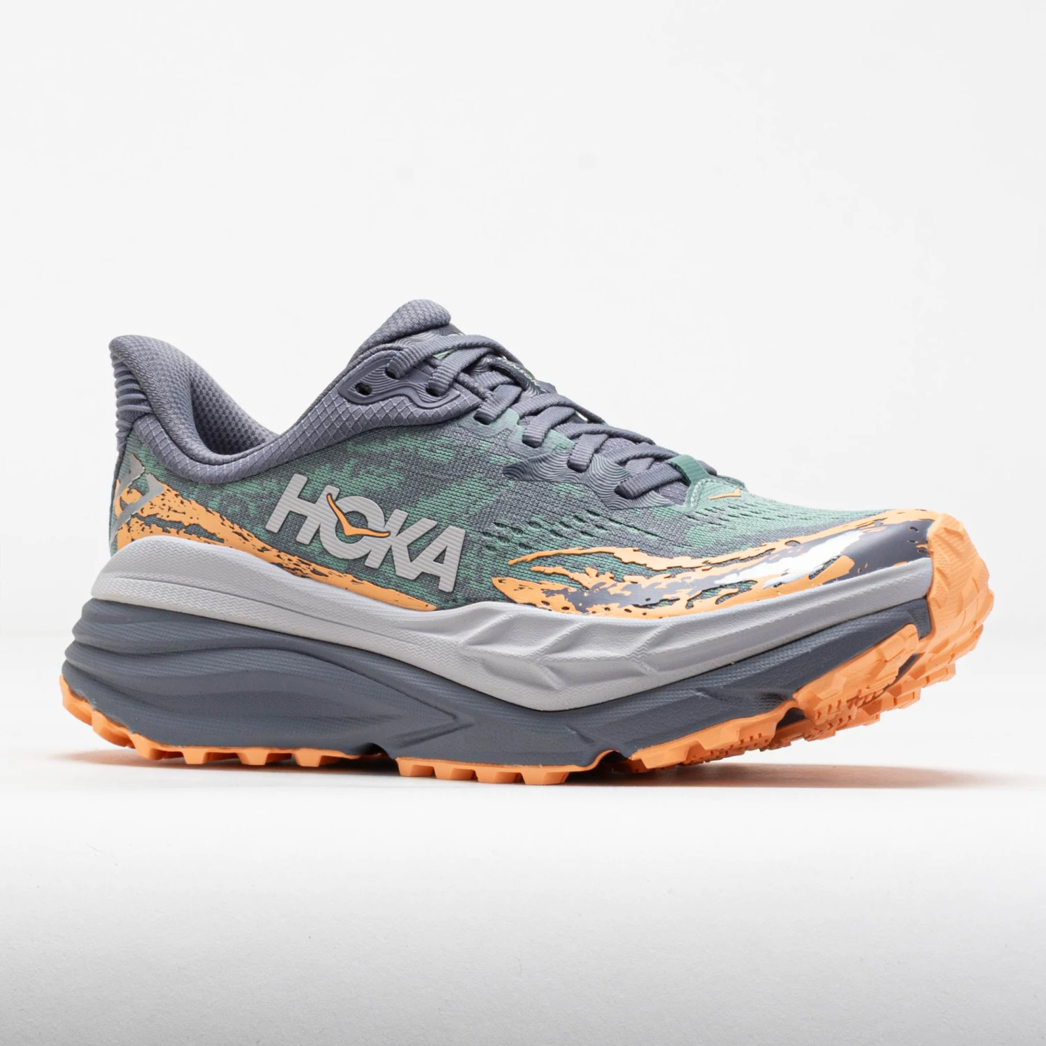 HOKA Stinson 7 Women's Grey Skies/Pale Tangerine 5 HOKA Stinson 7 Women's Grey Skies/Pale Tangerine - Image 5