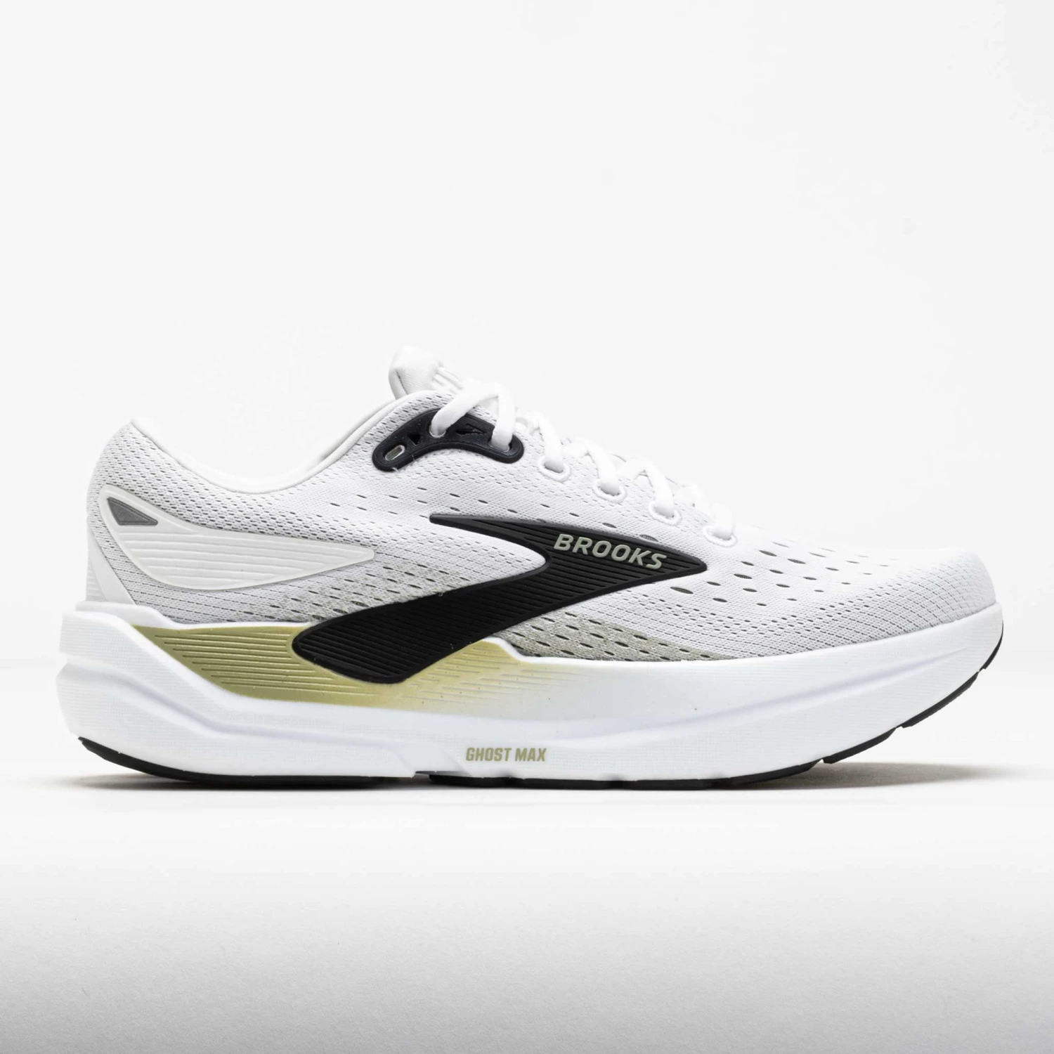 Brooks Ghost Max 3 Men's Bright White/Tea/Black 1 Brooks Ghost Max 3 Men's Bright White/Tea/Black