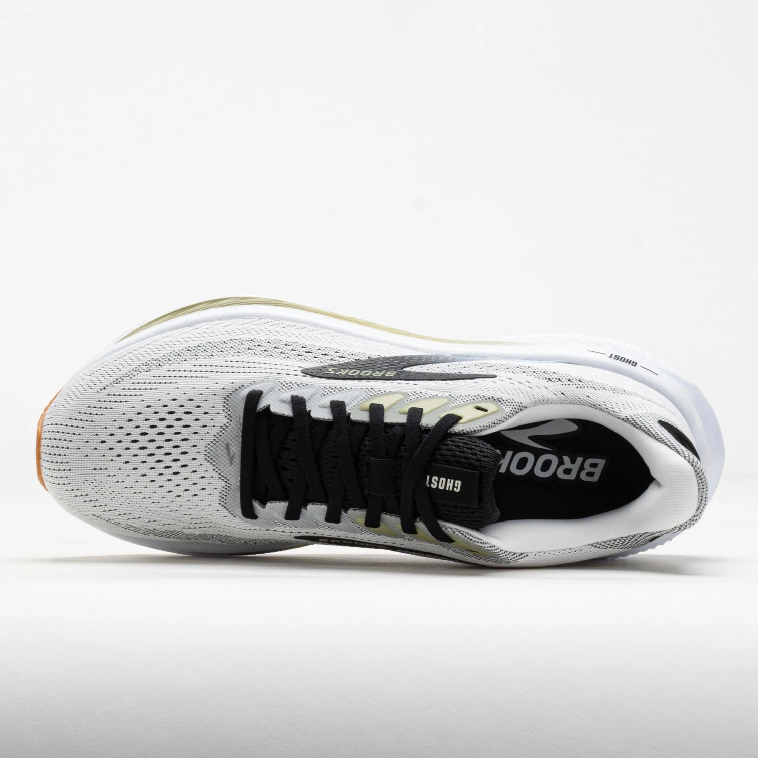 Brooks Ghost 17 Men's White/Black/Tea 3 Brooks Ghost 17 Men's White/Black/Tea - Image 3