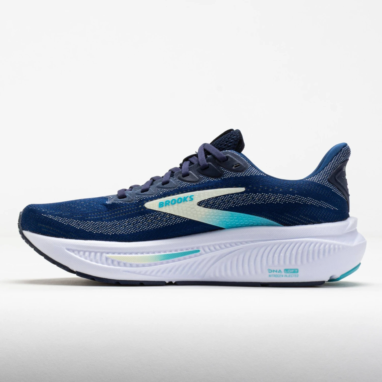 Brooks Ghost 17 Women's Navy/Green/Turquoise 2 Brooks Ghost 17 Women's Navy/Green/Turquoise - Image 2