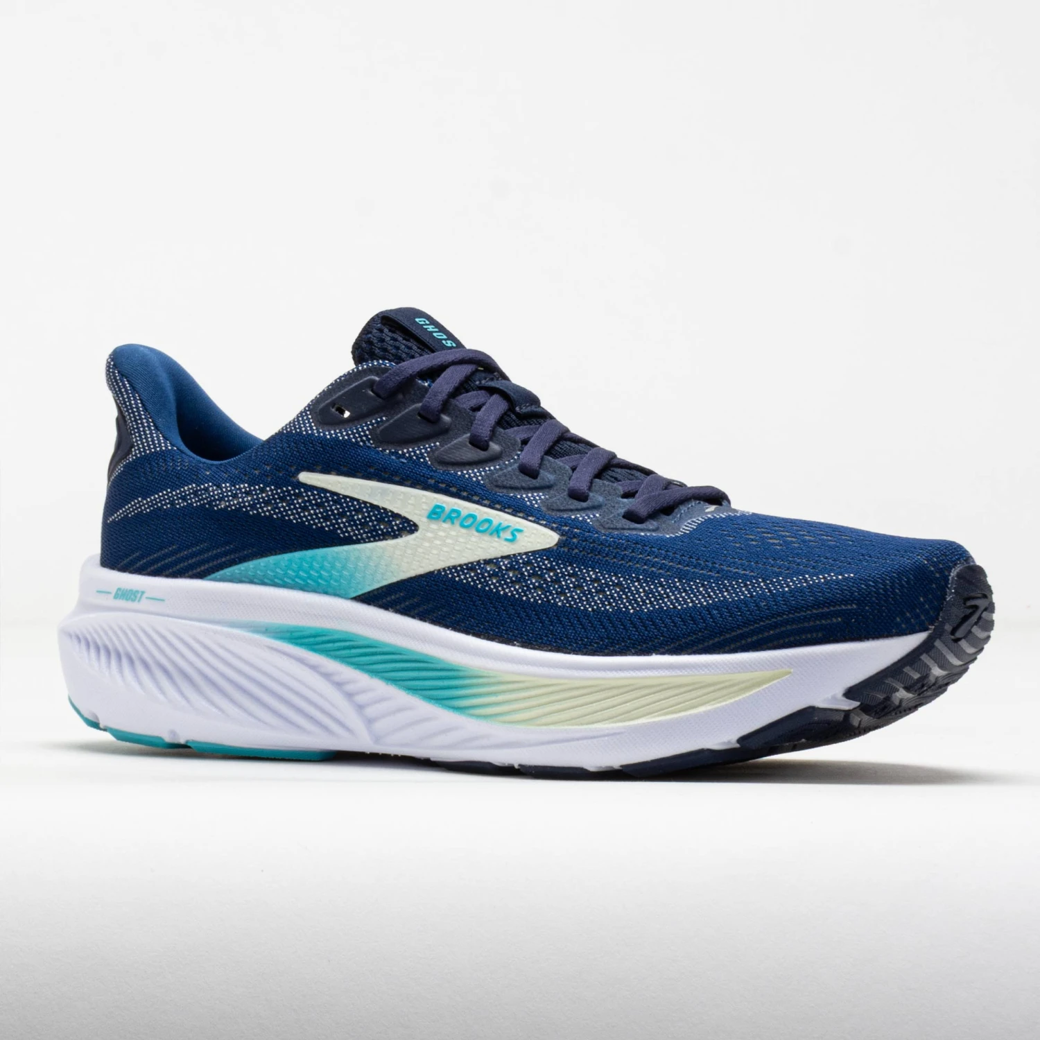 Brooks Ghost 17 Women's Navy/Green/Turquoise 5 Brooks Ghost 17 Women's Navy/Green/Turquoise - Image 5