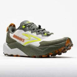 Brooks Caldera 8 Men's Dusty Olive/Lime/Oyster -Holabird Sports Store 043434 5