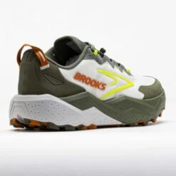 Brooks Caldera 8 Men's Dusty Olive/Lime/Oyster -Holabird Sports Store 043434 6