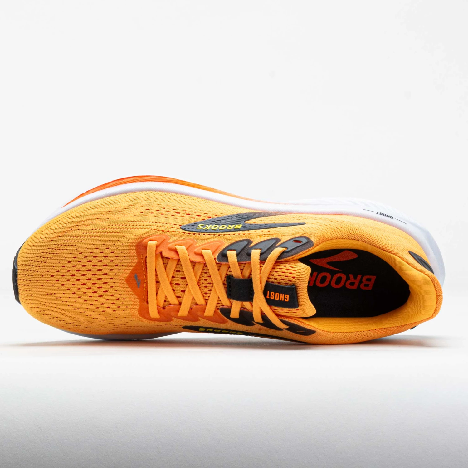 Brooks Ghost 17 Men's Blazing Orange/Yellow/Ebony 3 Brooks Ghost 17 Men's Blazing Orange/Yellow/Ebony - Image 3