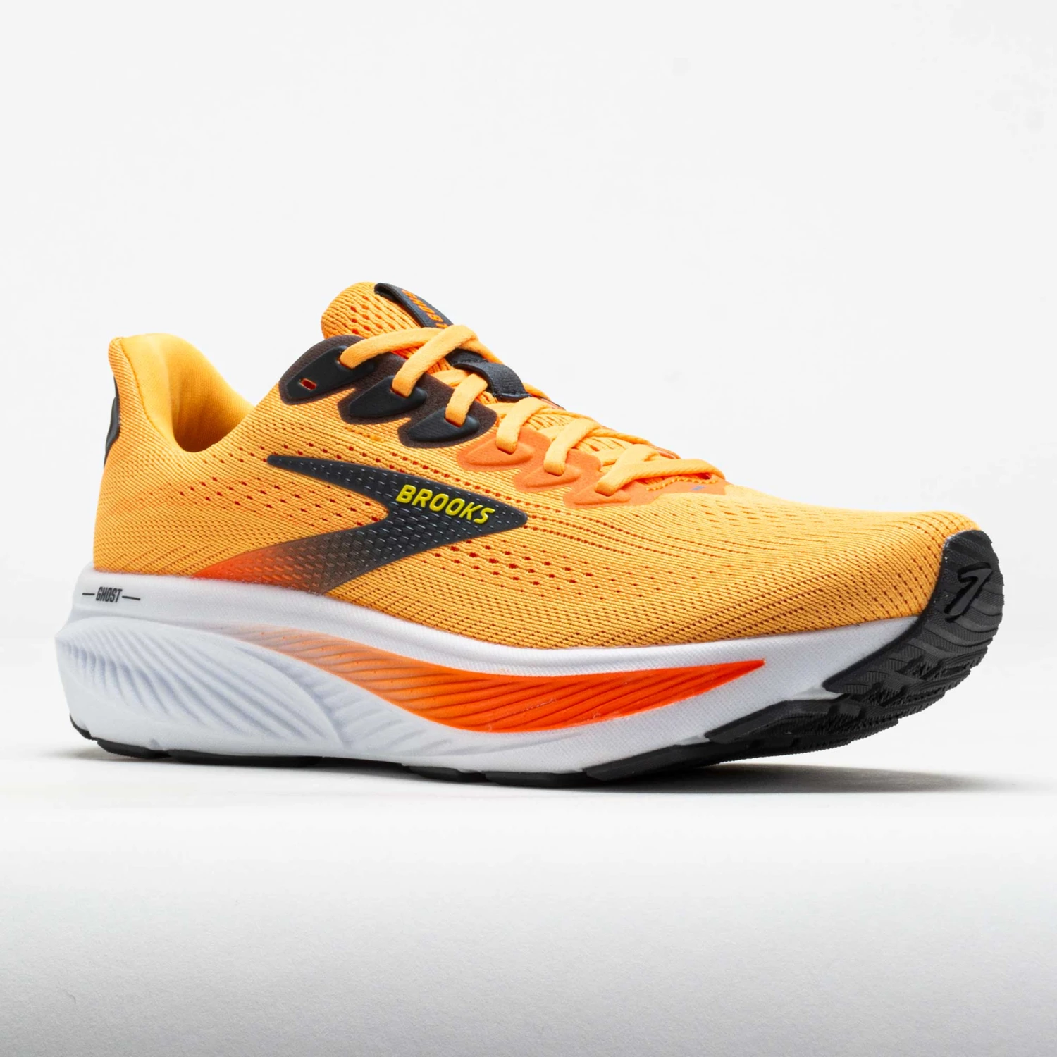 Brooks Ghost 17 Men's Blazing Orange/Yellow/Ebony 5 Brooks Ghost 17 Men's Blazing Orange/Yellow/Ebony - Image 5