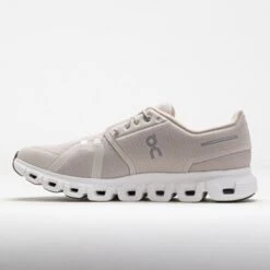 On Running On Cloud 6 Men's Pearl/White -Holabird Sports Store 043598 1