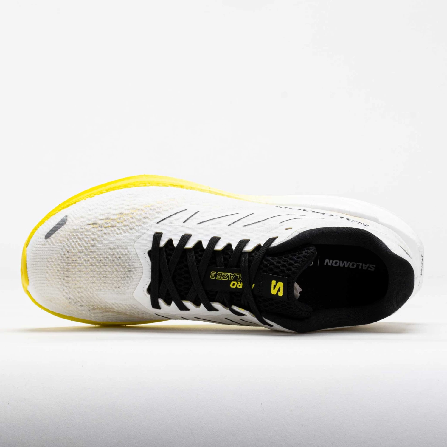 Salomon Aero Blaze 3 Men's White/Black/Blazing Yellow 3 Salomon Aero Blaze 3 Men's White/Black/Blazing Yellow - Image 3