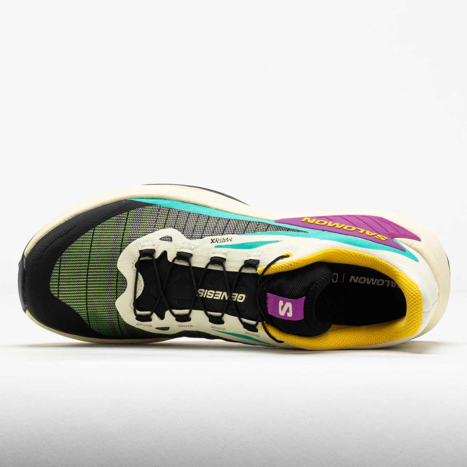 Salomon Genesis Men's Transparent Yellow/Black/Willowherb 3 Salomon Genesis Men's Transparent Yellow/Black/Willowherb - Image 3