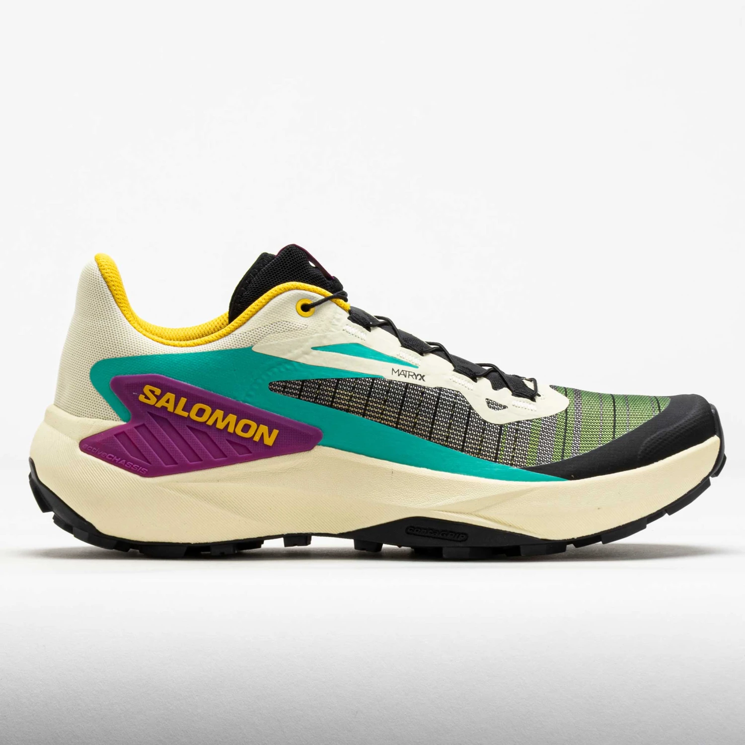 Salomon Genesis Men's Transparent Yellow/Black/Willowherb 1 Salomon Genesis Men's Transparent Yellow/Black/Willowherb