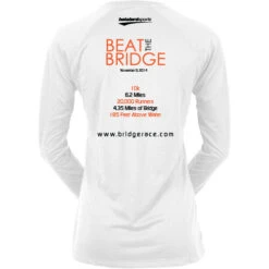 Official Across The Bay 10K In Training Long Sleeve Tee Women's 7 Official Across The Bay 10K In Training Long Sleeve Tee Women's -Holabird Sports Store 054084 wht 2
