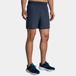 Brooks Sherpa 7" 2-in-1 Shorts Men's 22 Brooks Sherpa 7" 2-in-1 Shorts Men's -Holabird Sports Store 056808 455 1