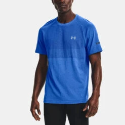 Under Armour Vanish Seamless Run Short Sleeve Men's -Holabird Sports Store 056889 436 1