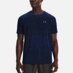 Under Armour Vanish Seamless Run Short Sleeve Men's -Holabird Sports Store 056889 458 1