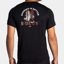 Brooks Distance Graphic Short Sleeve Men's -Holabird Sports Store 056934 013 2