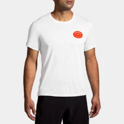 Brooks Distance Graphic Short Sleeve Men's -Holabird Sports Store 056934 146 1