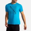 Brooks Distance Graphic Short Sleeve Men's -Holabird Sports Store 056934 416 1