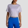 Brooks Run Within Crop Tee Women's 13 Brooks Run Within Crop Tee Women's -Holabird Sports Store 057163 565 1