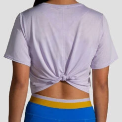 Brooks Run Within Crop Tee Women's -Holabird Sports Store 057163 565 2