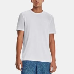Under Armour Seamless Stride Short Sleeve Men's -Holabird Sports Store 057263 100 1