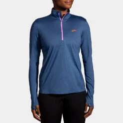 Brooks Dash 1/2 Zip 2.0 Women's 24 Brooks Dash 1/2 Zip 2.0 Women's -Holabird Sports Store 057287 424 1