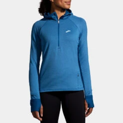 Brooks Notch Thermal Hoodie 2.0 Women's -Holabird Sports Store 057290 440 1