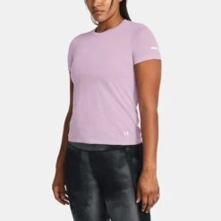 Under Armour Seamless Stride Short Sleeve Women's -Holabird Sports Store 057451 543 1